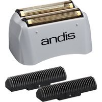 Film de rechange et cutter pour rasoir Andis Pro 17155 - ANDIS - Titane doré - Coupe à sec - Hypoallergénique