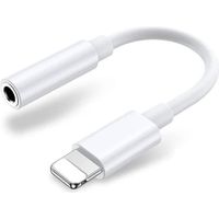 Cable adaptateur prise jack audio ecouteur musique Compatible pour iPhone 13 pro max mini 12 11 SE 2022 X XR 8 7 Phonillico®