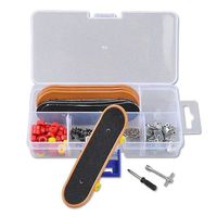 Kit Fingerboard avec Boîte 5 Packs Mini Fingerboards Professional Mini Skateboard Finger Skateboard Avec Mini Wrench Screw