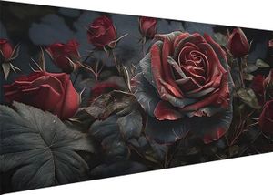 KIT MOSAÏQUE Diamond Painting Roses De Fleurs, Grand Format Bro