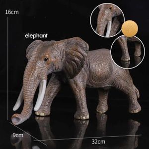 FIGURINE - PERSONNAGE Grand éléphant - Grand modèle de jouet de figurine