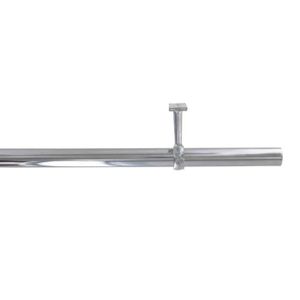 Kit penderie D16 blanc 120cm avec 2 supports blanc nylon