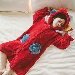 GUIZMAX Robe de Chambre 6 Ans Toy Story Peignoir Enfant Rouge 