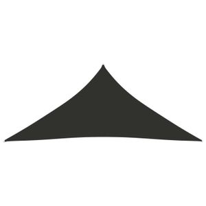 VOILE D'OMBRAGE Voile de parasol Tissu Oxford triangulaire 4x5x5 m Anthracite Dilwe7314127144862