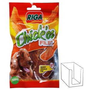 FRIANDISE RIGA CHICK'OS filets de poulet pour chien