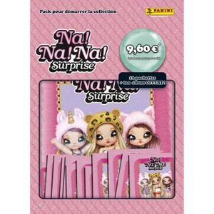 CARTE A COLLECTIONNER Album Panini Na Na Na Surprise avec 12 pochettes de stickers - Marque Panini - Pour les filles à partir de 5 ans