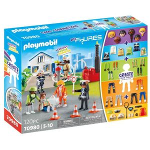 UNIVERS MINIATURE PLAYMOBIL - My Figures: Secouristes - Multicolore 