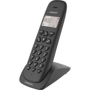 Téléphone fixe Téléphone sans fil LOGICOM VEGA 150 SOLO Noir - Ré