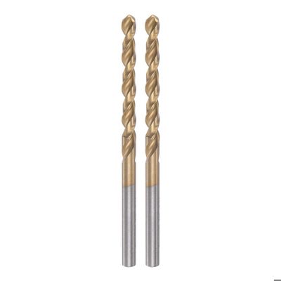 Forets Hélicoïdaux 4mm Titane M42 8% Cobalt - Pour Inox, Acier, Aluminium - Haute Performance