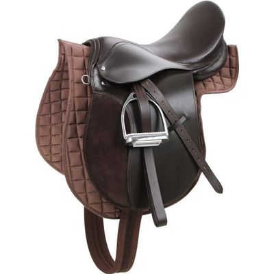 Selle CHEVAL de dressage ANGLAIS neuve en CUIR outillage manuel taille