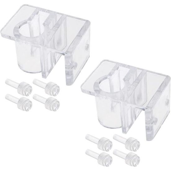 2 Supports De Batterie à Clipser Pour Télécommande Parrot MKi9000 MKi9100 MKi9200 - Pièce De Rechange En Plastique Noir