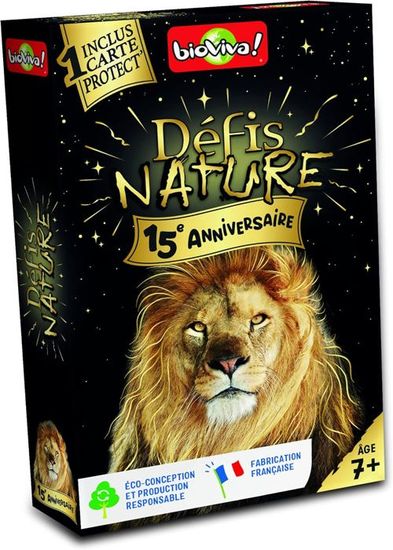 Bioviva Défis Nature – Sports – Jeu De Cartes Sur Les Sports, 2 à 6 Joueurs, Dès 7 Ans, Fabriqué En France, Durée 20 Min
