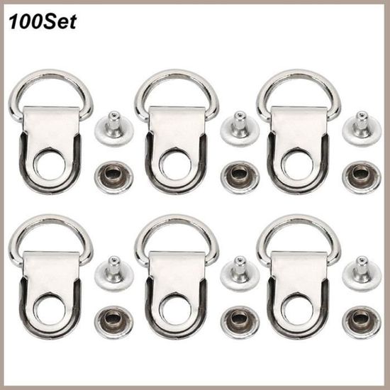 Crochet de lacet, ensemble de 100, boucles de lacet de sécurité en