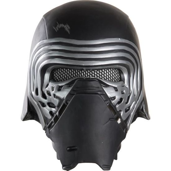 Masque adulte Kylo Ren - Star Wars VII - Noir et Gris argent - Licence officielle