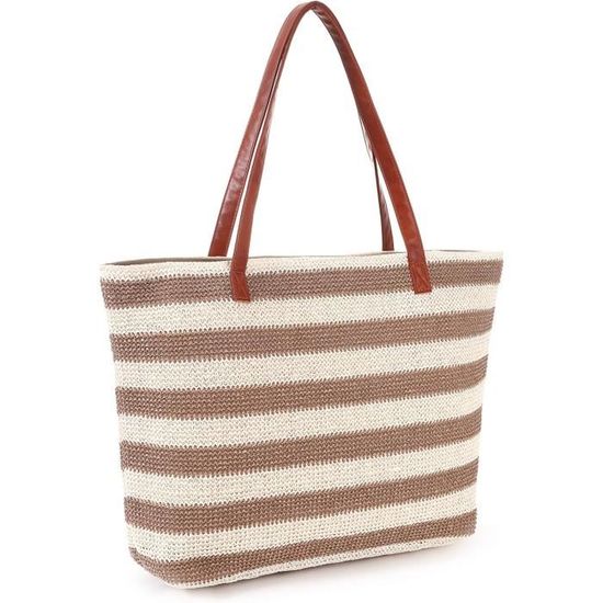 Sac Plage Naturel Sac De Plage XXL En Toile Wulcea - Grand Cabas Sac Plage Naturel Sac De Plage XXL En Toile Wulcea - Grand Cabas