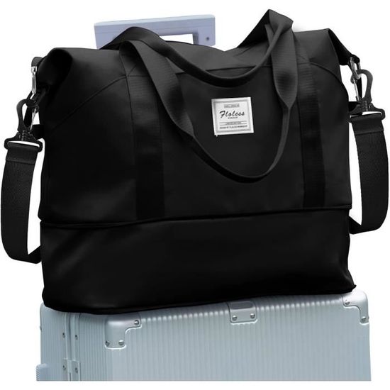Sac De Sport Week-end En Cuir Véritable Fait Main - Marron, Style Sac De Nuit, Pour Voyage Ou Sport