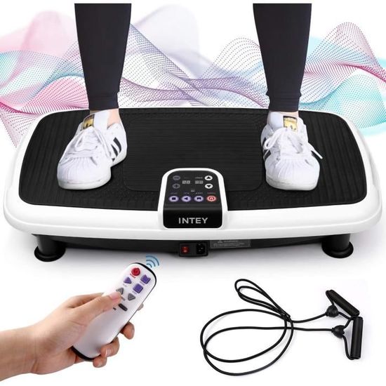 Plateforme Vibrante 120 Niveaux - 10 Modes, écran Tactile, Télécommande, Charge Max 200 Kg, Pour Perte De Poids Et Massage - 6