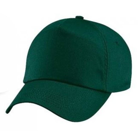 Casquette Beechfield 5 Panneaux – 100% Coton – Taille Unique Réglable – Style Décontracté Sport