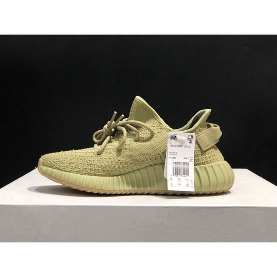 Basket Adidas YEEZY 350 BOOSTS V2 Femme Homme GH5398350 Vert Cdiscount Chaussures
