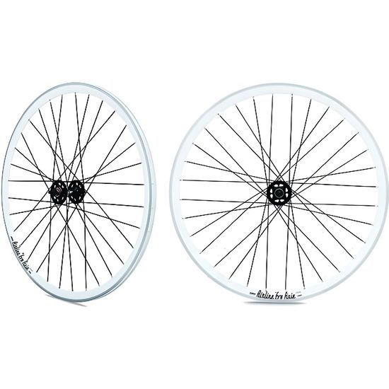Rodi roue arrière fixie jante et moyeu rouge noir - Pneu, roue et Rodi roue arrière fixie jante et moyeu rouge noir - Pneu, roue et