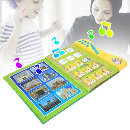 Naroote Livre D'apprentissage électronique, Machine De Lecture Portable De L 'alphabet Arabe Pour La Maison Pour Bébé