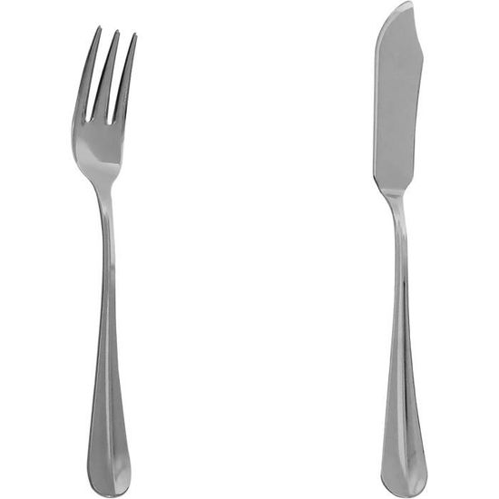 Set De 8 Couverts Enfant PINTINOX - Acier Inoxydable 18/10 - Fourchette, Couteau, Cuillère, Cuillère à Café