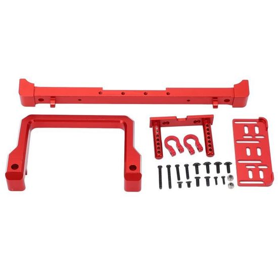 Pare-chocs Anti-collision Pour Voiture RC HG-P408 1:10 | Noir | 22,7x6,2x3,8cm