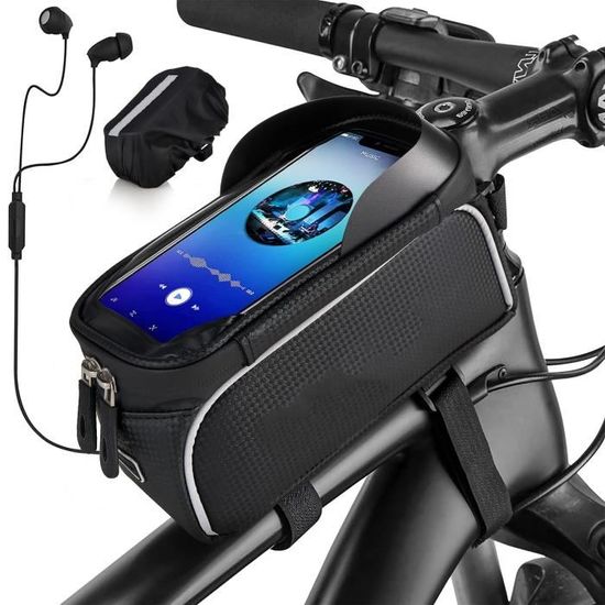 QIMEI-SHOP Sacoche de Guidon Vélo 4L Sac Avant de Vélo Sac de Panier de