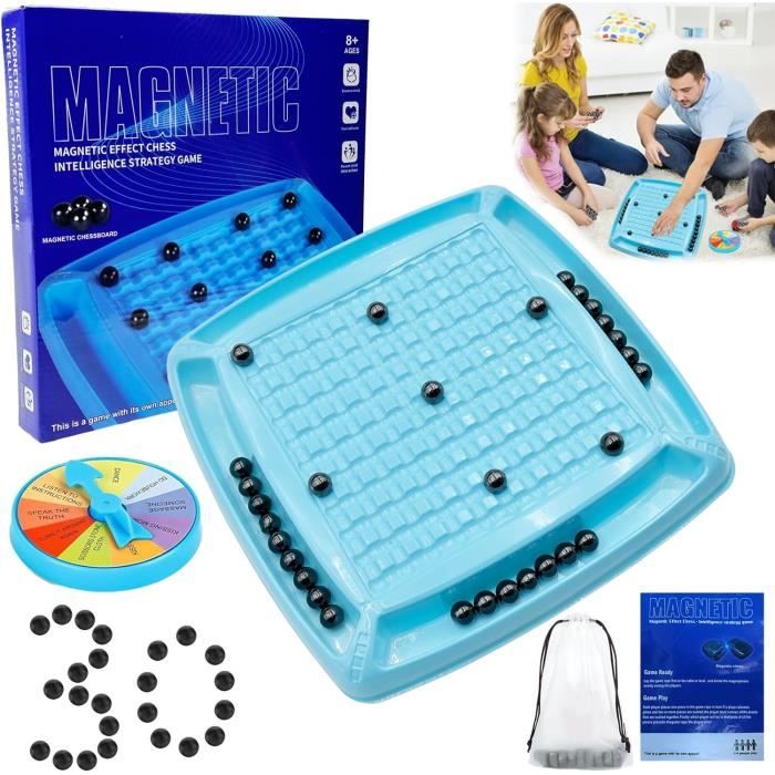 Jeu D'échecs Magnétique De Noël - 20 Pièces Aimantées - Plateau Portable Avec Corde - Pour Enfant Et Adulte