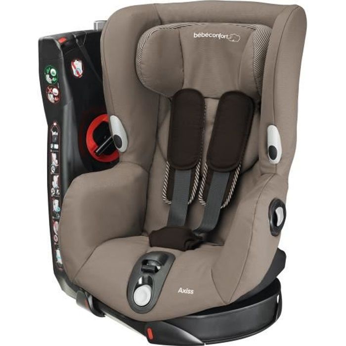 BEBE CONFORT Siège Auto Axiss Groupe 1 - Earth Brown - Pivotant