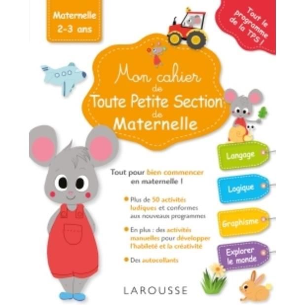 Livre - toute ma maternelle ; toute petite section - Cdiscount