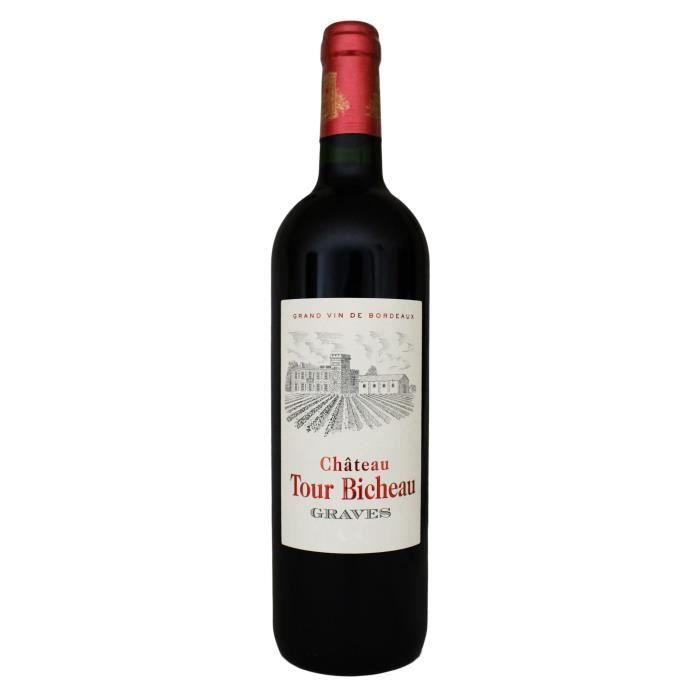 Château Tour Bicheau, Grand Vin de Graves (Bordeaux), 2017, Vin Rouge