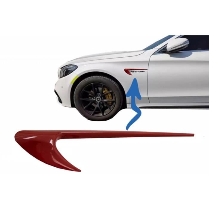 Aile latérale Évents Trim Wing pour Mercedes Classe C W205 Classe E W213 AMG