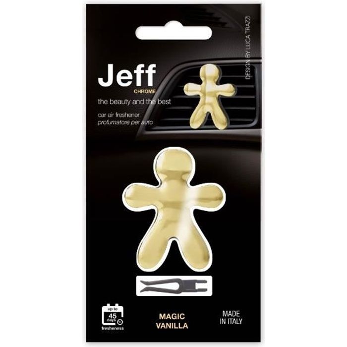 Désodorisant Parfum Luxe Voiture Jeff Chrome Magic Vanille