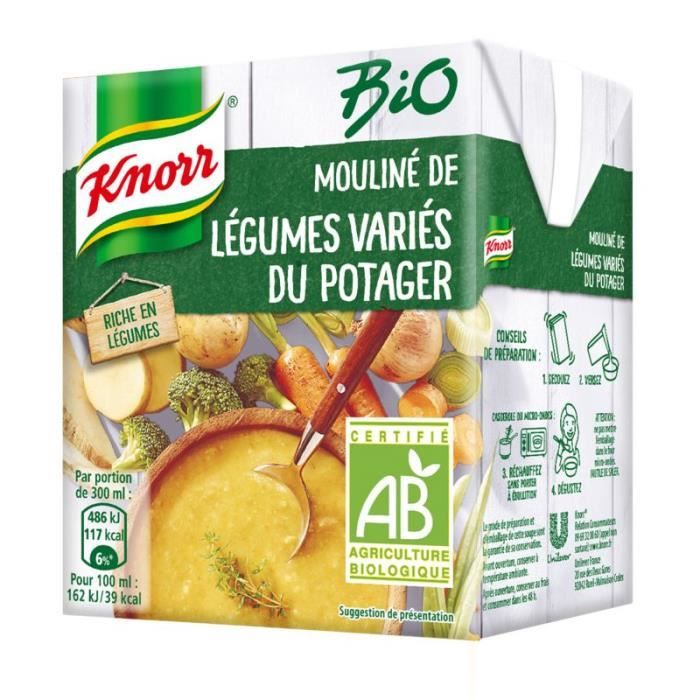 Soupe moulinée de légumes divers 300 cl Knorr