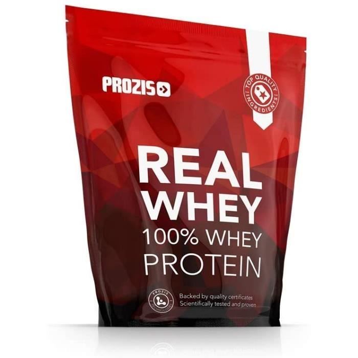 Prozis 100% Real Whey Protein 1000 gChocolatAvec des acides aminés essentiels et riche en BCAA pour une récupération et une cro 452