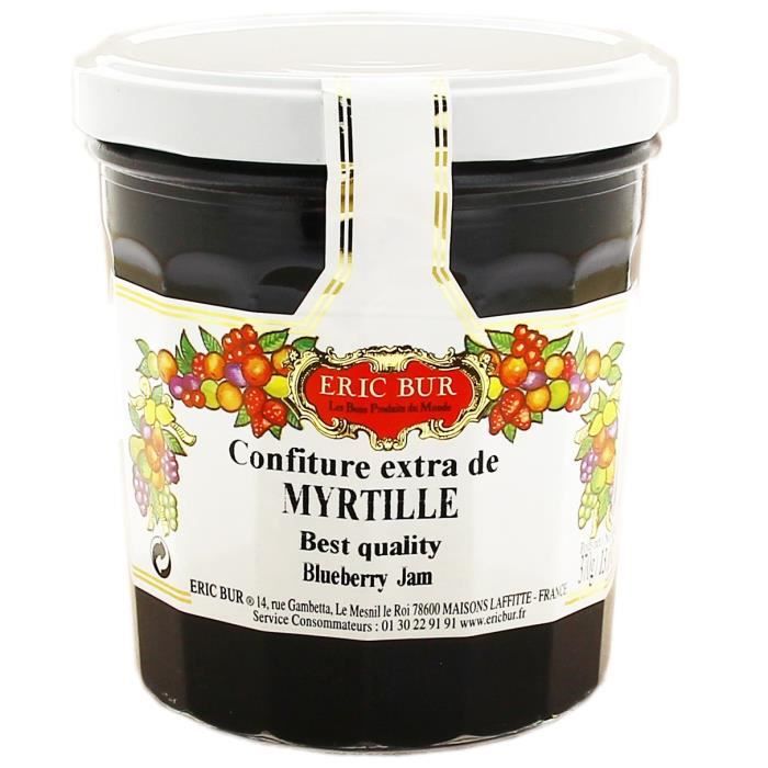 ERIC BUR Confiture Extra Myrtilles - 370 g