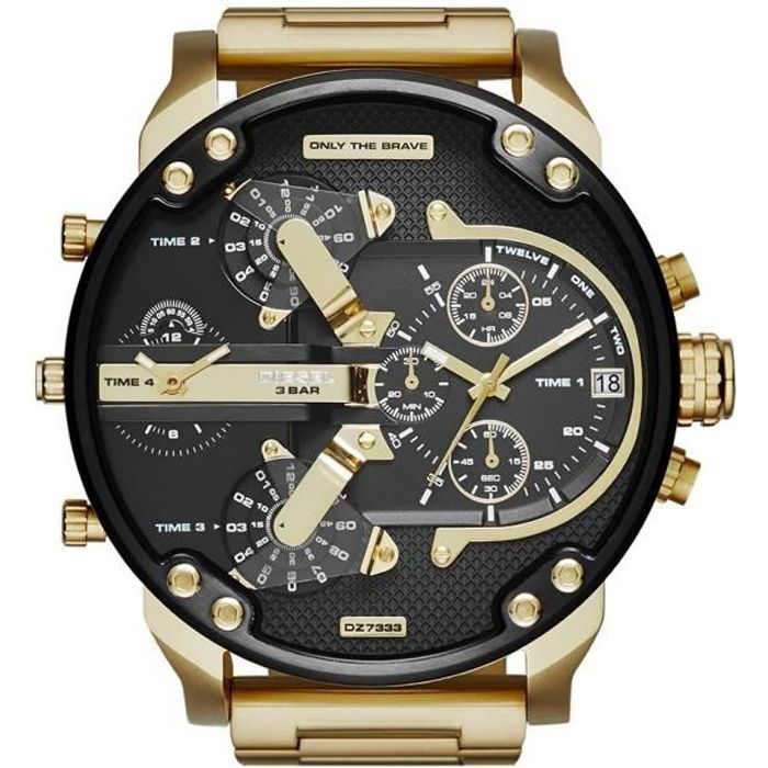 Diesel Dz7333 Mr Papa 2.0 Montre en or RDRVC