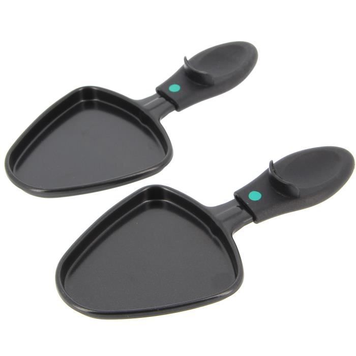 Poêlon triangulaire pour raclette, jeu de 2