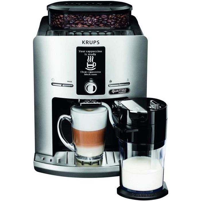 GENERIQUE 3700342440980 - COMMUTATEUR KVM - Krups Expresso Broyeur à Café Grains Espresseria Latt Espress Silver Cafetière Machine