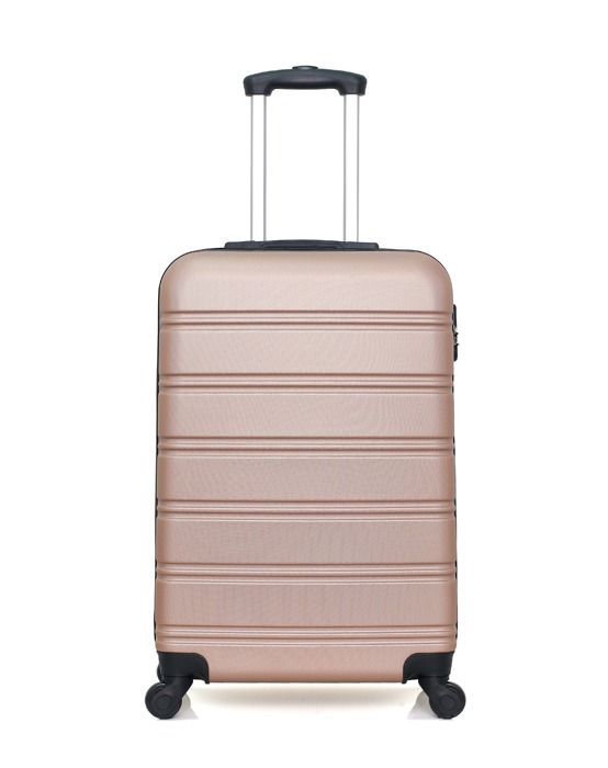 HERO – VALISE WEEK-END | ABS – 65cm – 4 roues – RENOSO – ROSE DORE