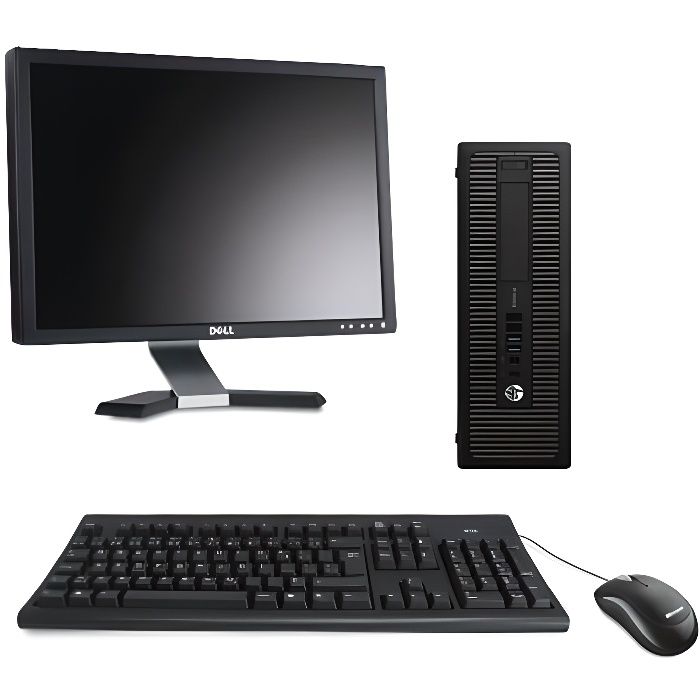Pack HP ProDesk 600 G1 SFF - 8Go - 500Go HDD + Écran 20
