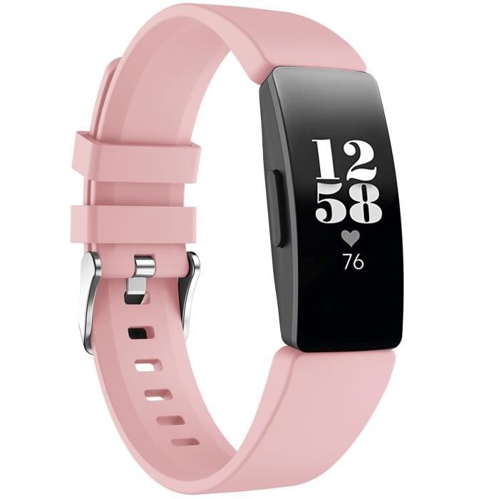 Bracelet silicone pour le Fitbit Inspire - Rose