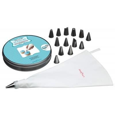Kit glaçage poche + douilles 16 pièces