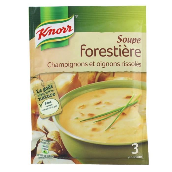 Soupe forestière aux champignons 85 g Knorr