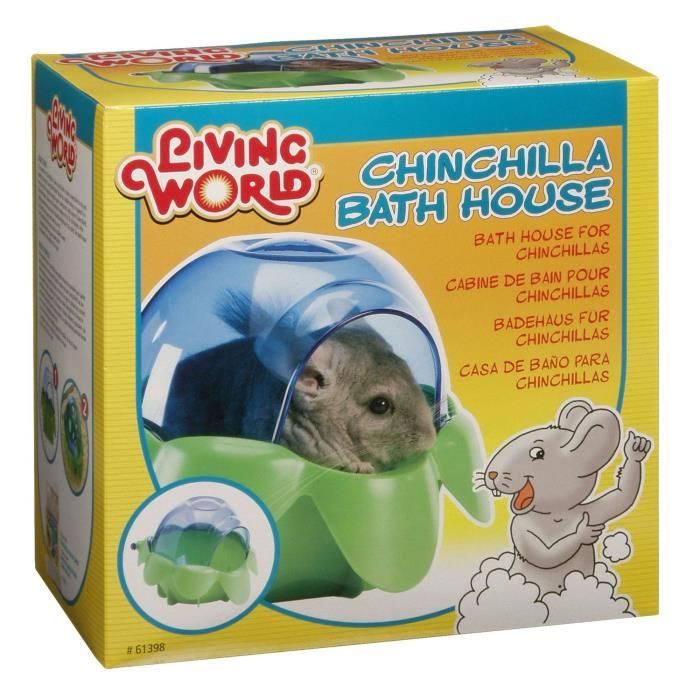 Cabine de bain pour chinchilla