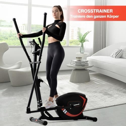 Vélo elliptique domestique avec poignée d'impulsion(l'entrepôt allemand en stock)