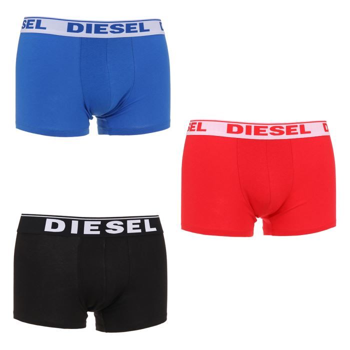 Diesel Lot de 3 Boxers Fresh & B... Bleu / noir...