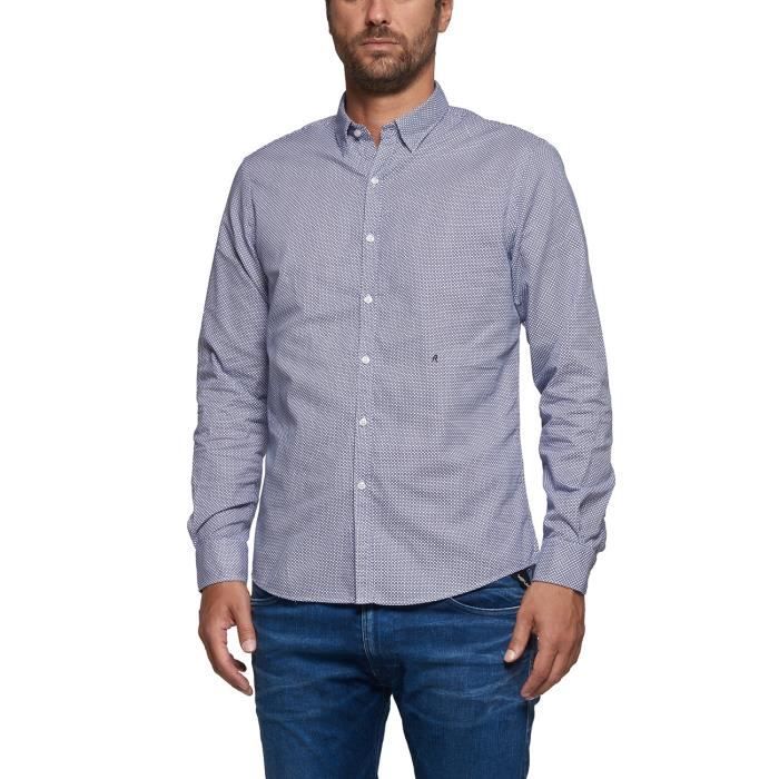 Replay Chemise bleu clair Homme