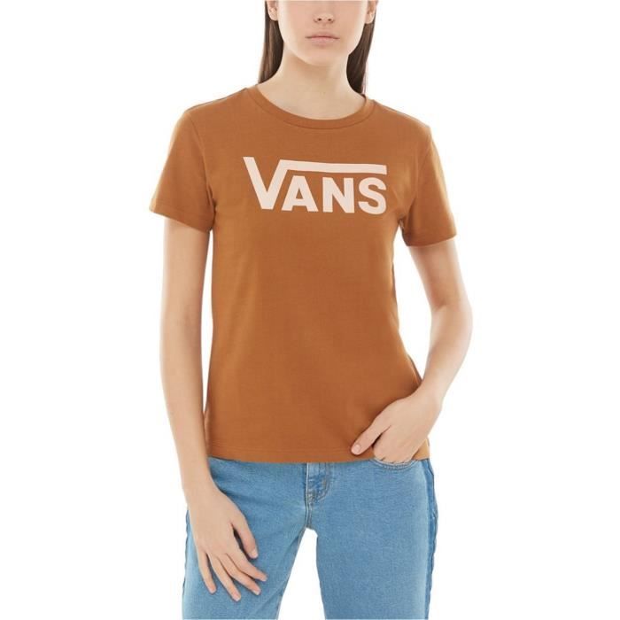 Tee shirt Femme Vans Flying V Crew Rubber